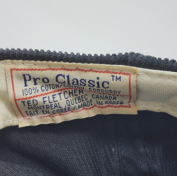 Vintage 1990s Los Angeles Raiders Corduroy Ted Fletcher Snap Back Hat  OSFA - Picture 7 of 8